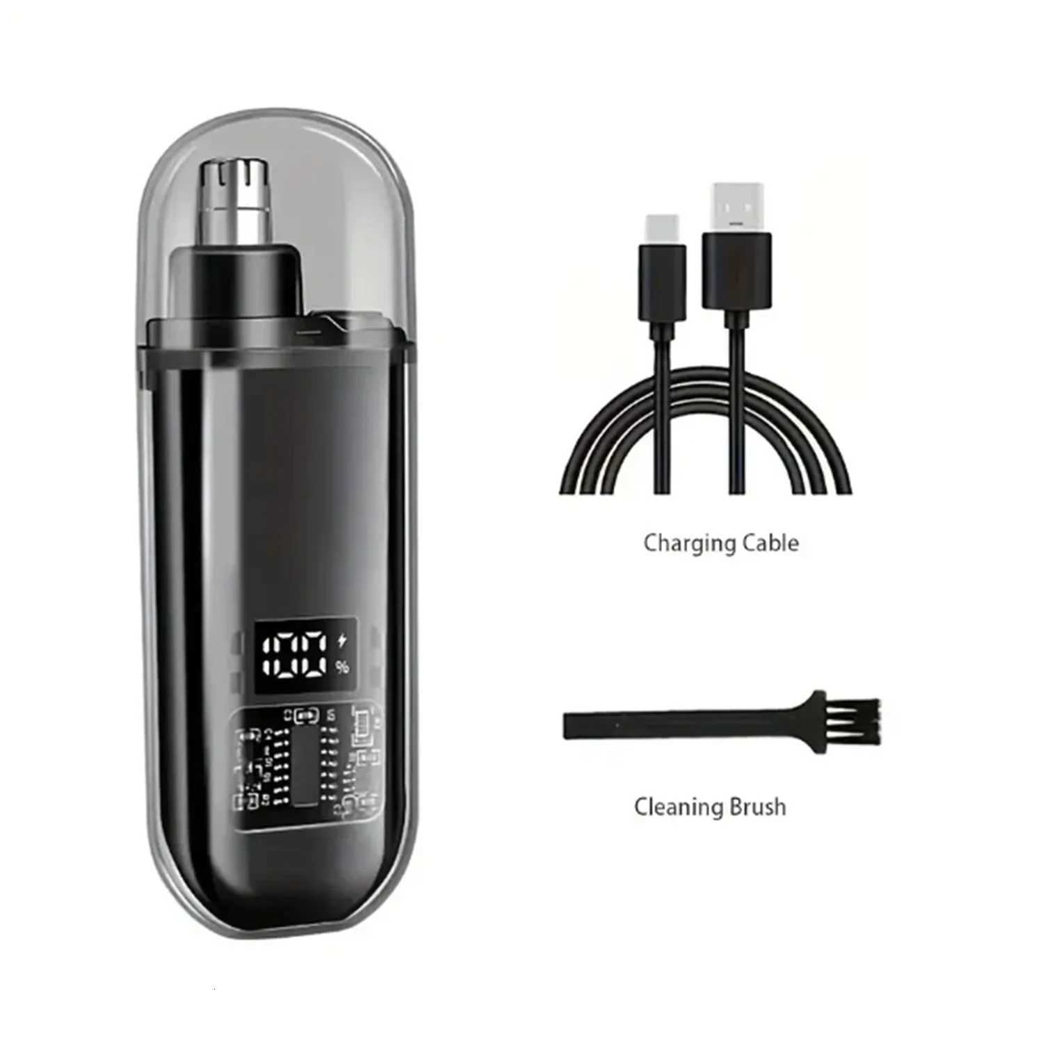 Nose Hair Trimmer for Men Portable Mini Nose Hair Remover USB Rechargeable Trimmer for Nose and Ears Electric Nose Hair Cutter M251030