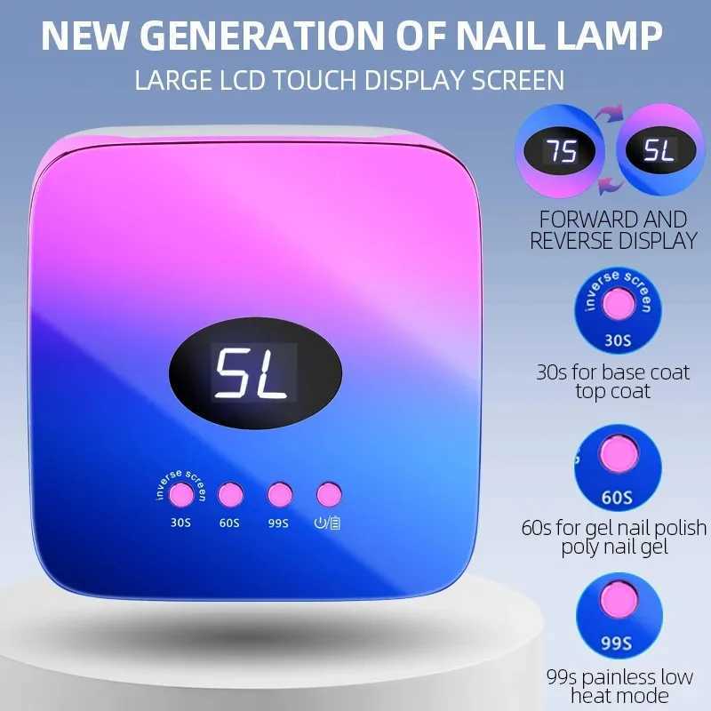 30 LEDS Rechargeable Nail Lamp Cordless Nail Dryer UV Light for Nails Wireless Gel Polish Dryer Machine With Automatic Sensor L251030
