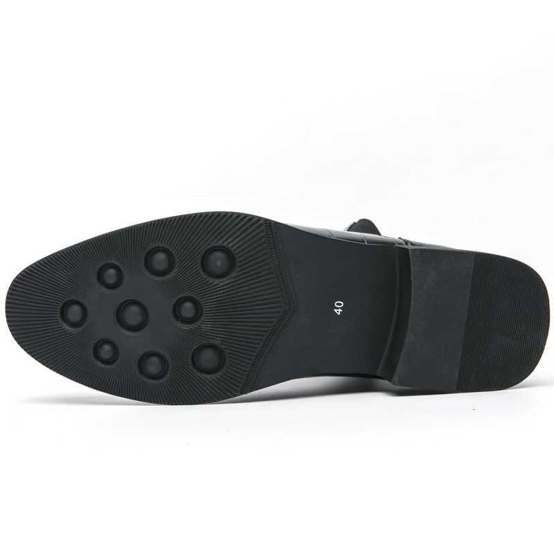 Hightop Chelsea boots for autumn and winter British style crocodile print riding boots for men casual leather shoes for men Z251029