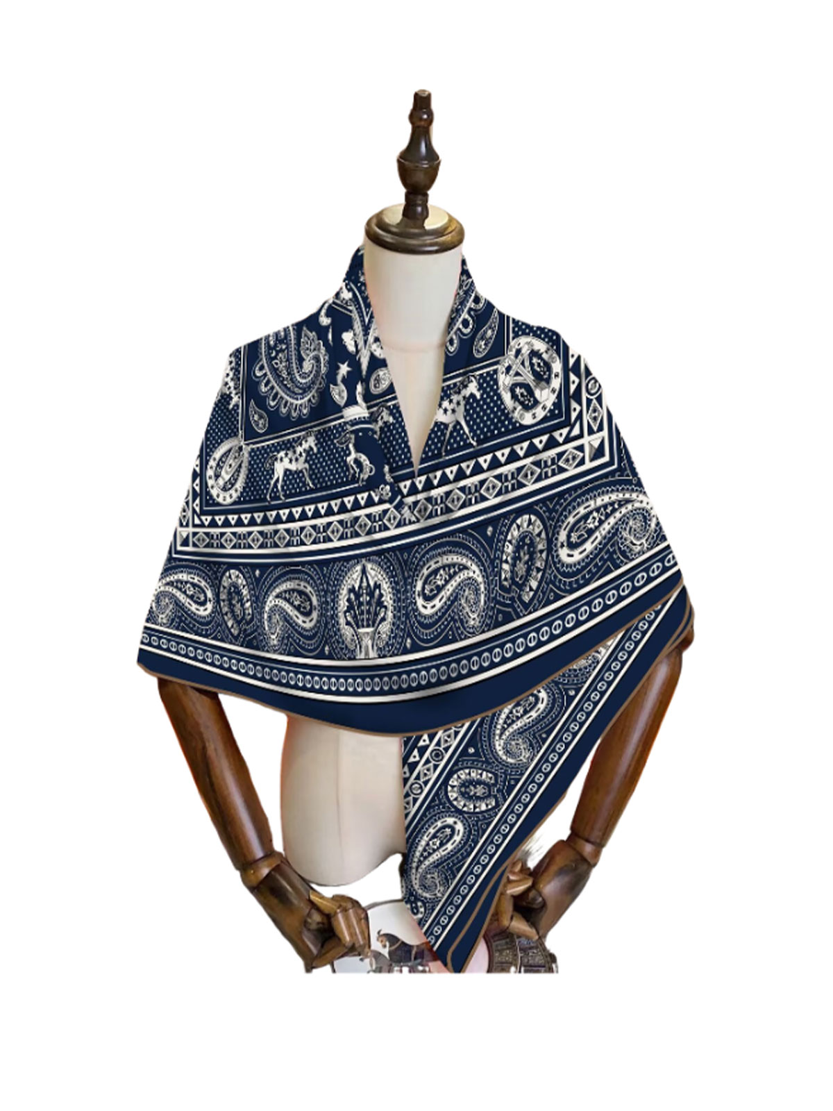 Velvet Square Scarf For Travel Cold Weather Use And Outfit Enhancement