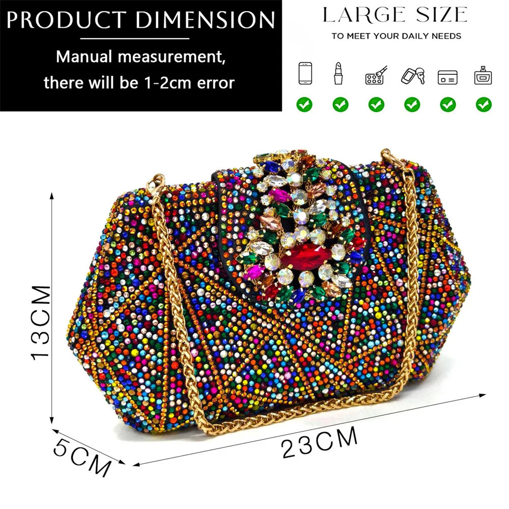 Womens Evening Clutch Bag Party Purse Wedding Clutch For Bridal Exquisite Crystal Ladies Handbag Apricot Green Wallet 251023