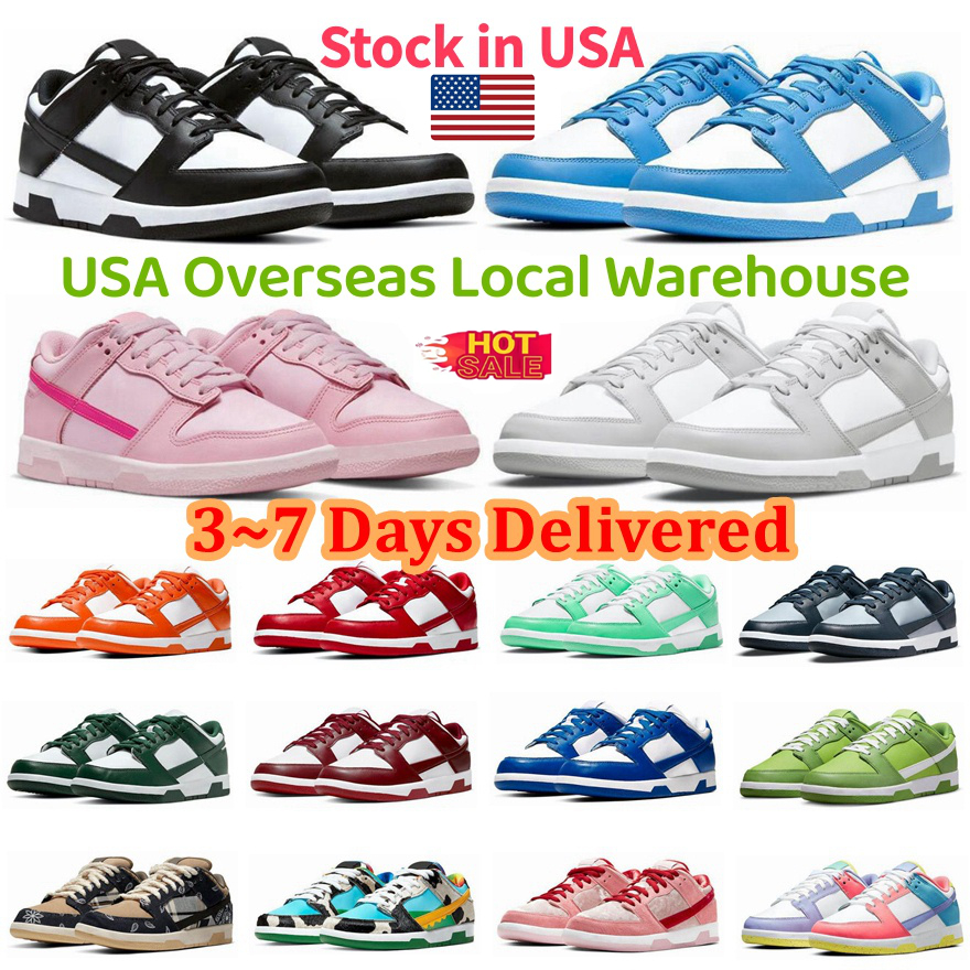 Mens Women Running Shoes Lows Panda Black White Triple Pink University Blue Photon Dust Court Purple Red UNC Sports Men Outdoor Sneakers Big Size 13