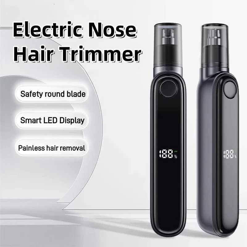 Electric Nose Hair Trimmer 3in1 Mens Rechargeable Ear And Nose Hair Trimmer To Clean Nostrils Remove Nose Hair Alloy Blade M251030