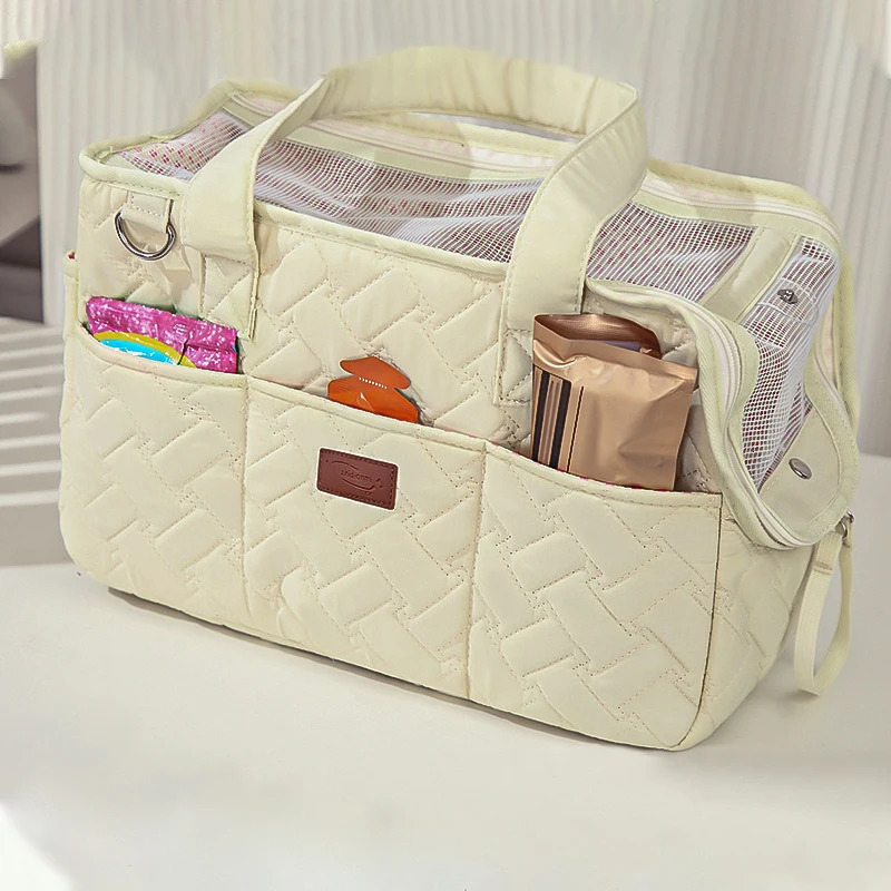 Pet cat carrying bag Escape free portable multifunction pet bag Large capacity breathable crossbody bag portable soft bag zwq 251030