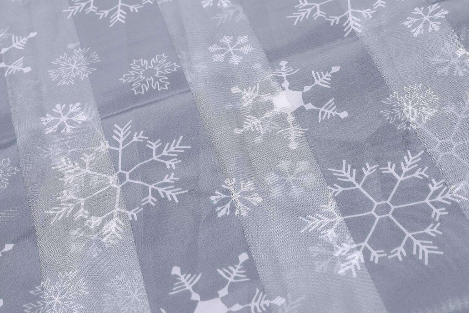 Custom Christmas Scarf Christmas Snowman Snowflakes Theme Fashion Scarf - 13"x60" Made In Korea