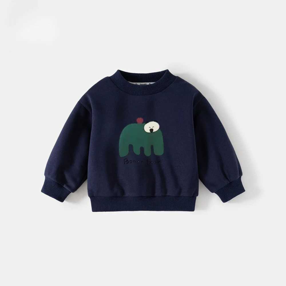 2025 Autumn New Children Sweatshirt Printed Cartoon Cute Fashion Baby Girl Boy Long Sleeve Tops Crewneck Hoodie Kids ClothingT251030