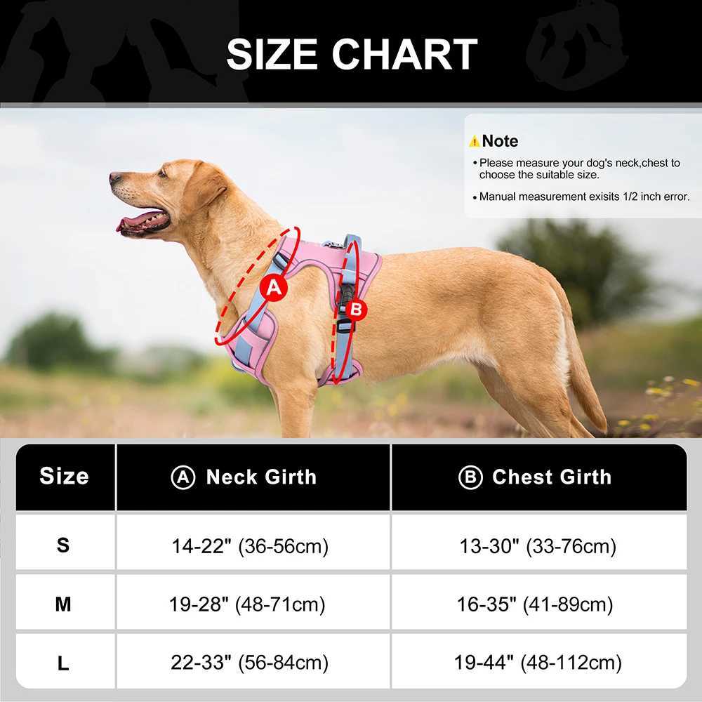 Mesh Breathable Dog Harness Nylon Reflective Dog Harnesses Vest Durable Pet Training Vest Adjustable for Small Medium Large Dogs J251129