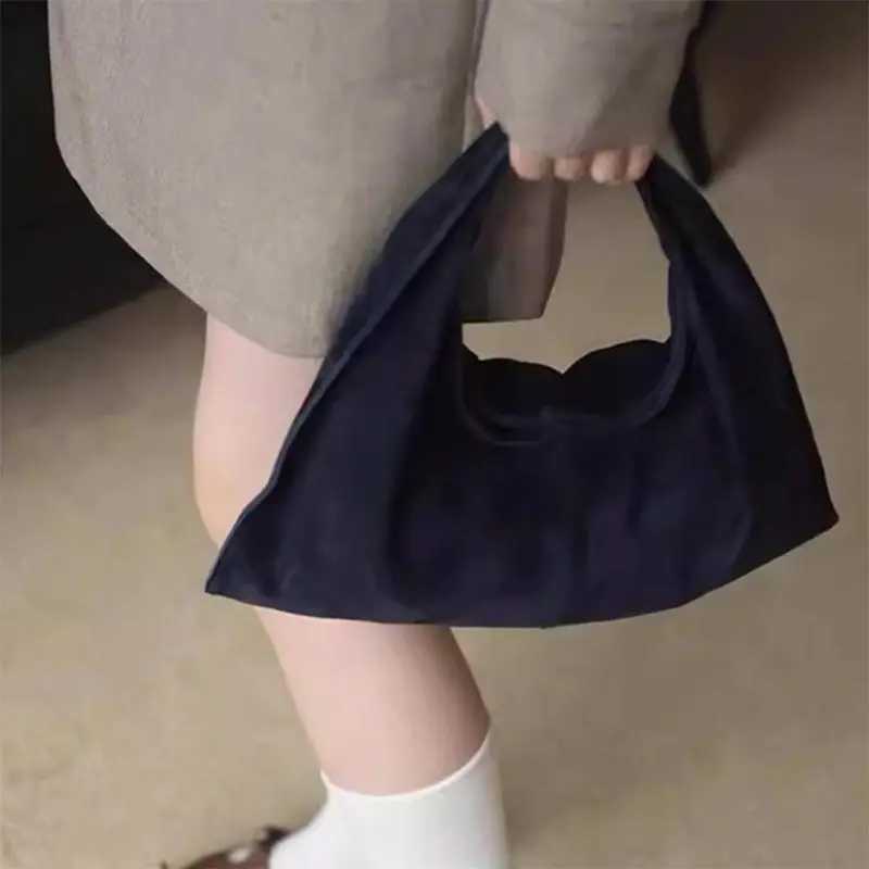 Designer bag Solid Color High Capacity Bost Luxury Shoder Bags For Wen Soft Matte Suede Leather Simple Fi Tote Bolsas Femini Y251029