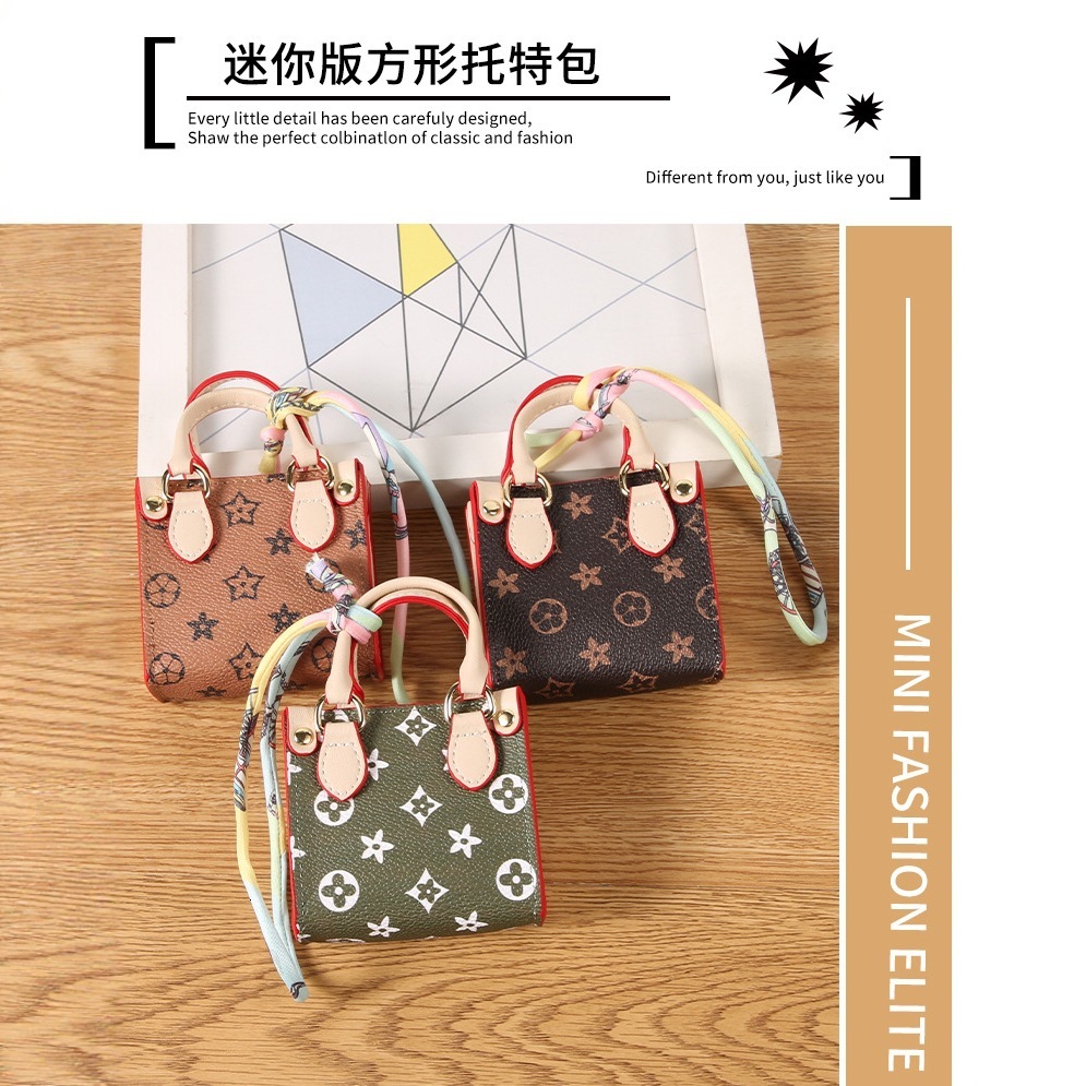 Tote Coin Purse Pendant Earphone Key Car Hanging Decoration Surprise Mini Bag