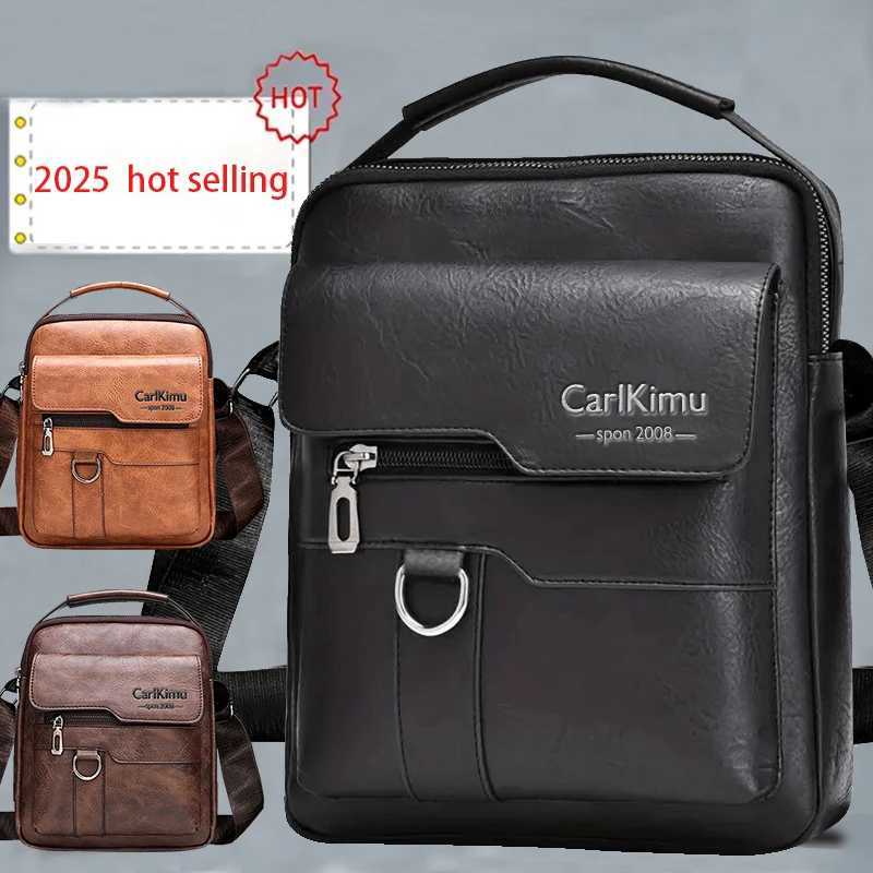 Vintage Off Messenger Structured Unisex Briefcase CrossbodyShoder Carry for Professials Y251011