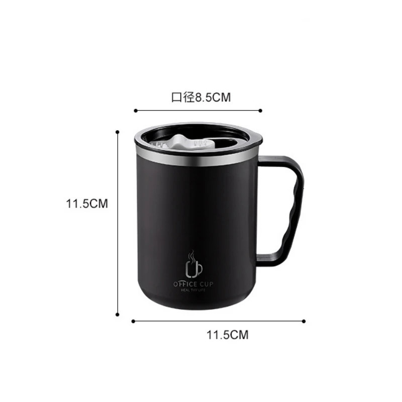 500ml Thermos Mug 304 Stainless Steel Double Layers Coffee LeakProof Vacuum Flask Insulated Cup Thermal Water Bottle Gift 251029 W260226