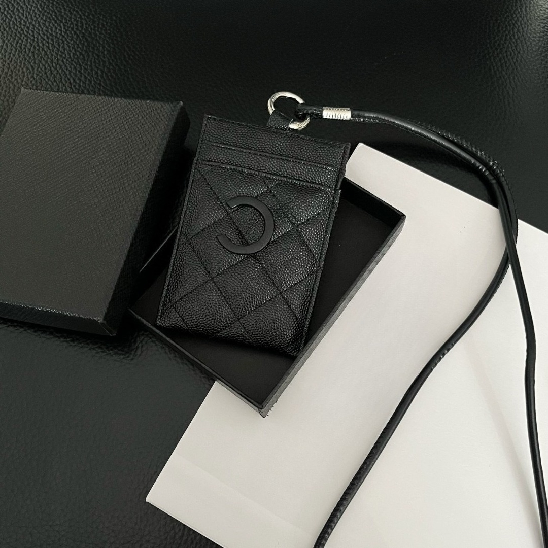 stampup Fashion Designers Keychain Id Holder Lanyards Luxury Work Badge High-quality Leather ID Tag with Detachable Lanyard Variety Couple Gift