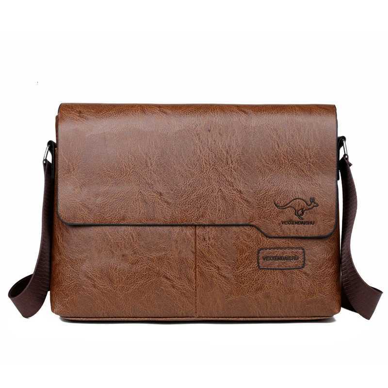 Men Shoder Bag For IPAD Leather Business Handbag Men Messenger Bag Large Side Sling Bag Fi Man Crossbody Bag Y251011