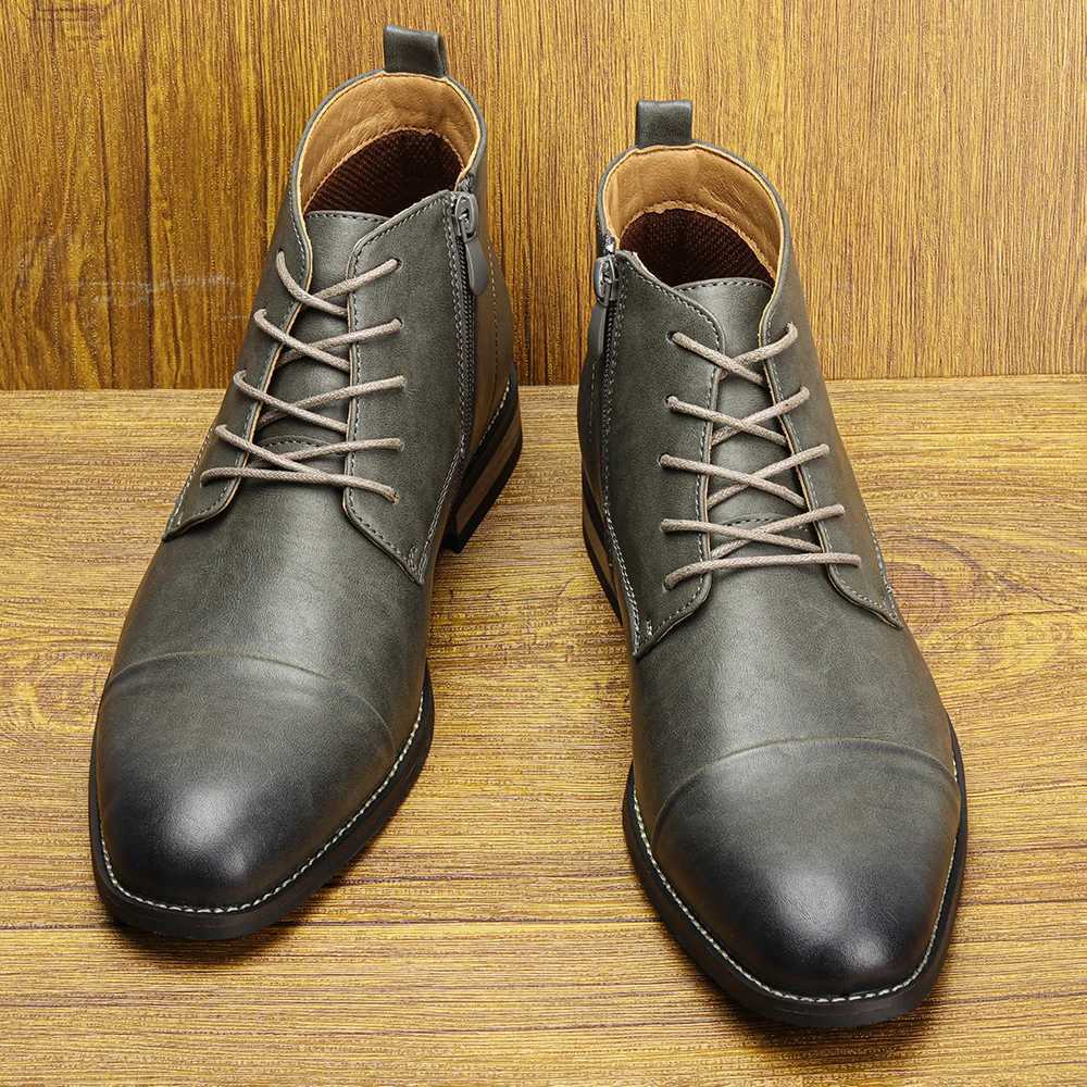 Boots For Men Fashion Brand Comfortable Ankle Leather Boots For Men KD894 Z251029