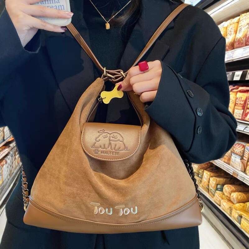 designer bag Luxury bag Toutou Line Puppy Autumn Winter Large Capacity Tote Backpack Handbag Cute Light Luxury Ins High Appearance