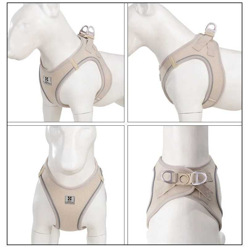 Dog Harness Leash Set for small medium dog Adjustable Reflective Puppy Cat Harness pet Vest Chihuahua Yorkies Outdoor Walking J251129