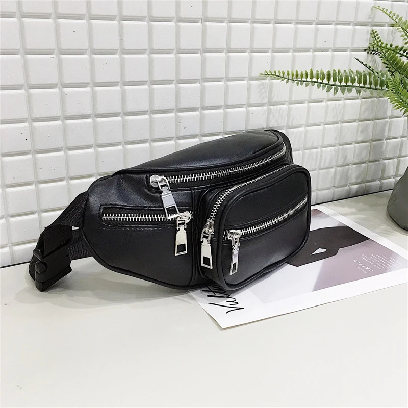Women Chest Crossbody Bag Wide Strap Soft Artificial Leather Shoulder Bag Messenger Bag Pack for Travel Wallet Chain Waist Bag 251030