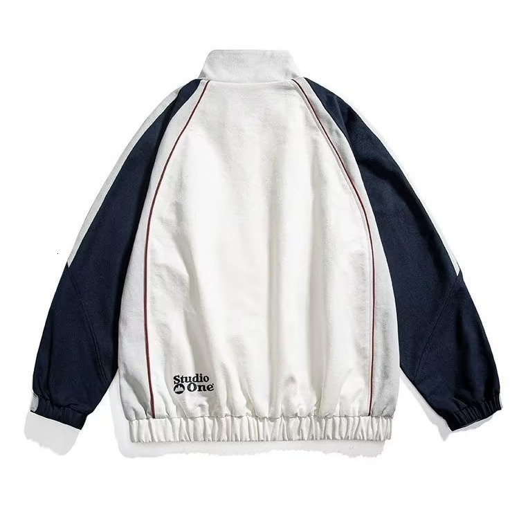 Spring And Autumn American Retro Baseball Jacket Trendy Designer Jacket Brand College Style Unisex Casual Jacket Men High Street Loose Couple Jacket C