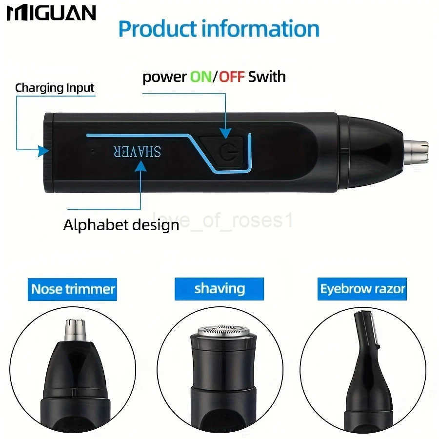 3 In 1 Womens Electric Hair RemoverWomens MultiFunction Electric Hair Remover SetWomens Bikini TrimmerUSB Rechargeable Z251030