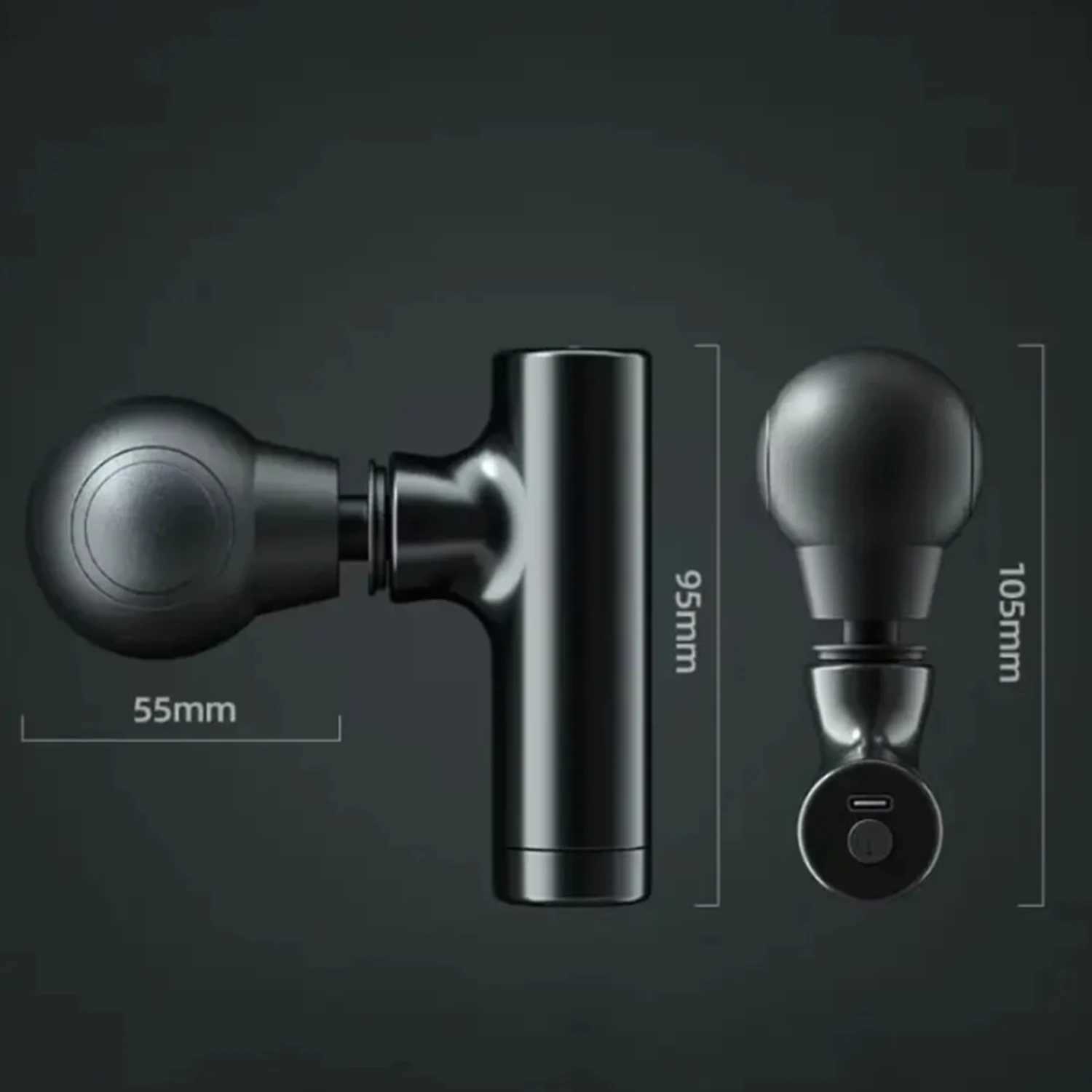 1pc Massage Gun Deep Tissue Muscle Handheld Percussion Massager For Body Back And Neck Ultra Compact Elegant Design J251030