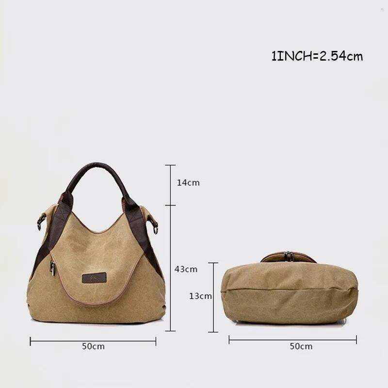 Womens Shoulder Large Handbag Women Canvas Travel Bags Crossbody Overnight Bag
