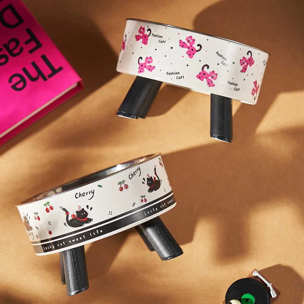 Cute Pet Food Bowl NonSlip AntiTip Design Detachable Feeding Dish for Cats Dogs Safe Durable J251113