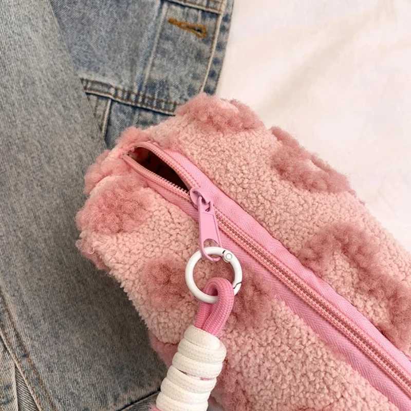 1pc Love Pack Large Capacity Travel PLUSH Bag Womens Bag Organizer Makeup Bag Toiletries Organizer Pencil Case J251115