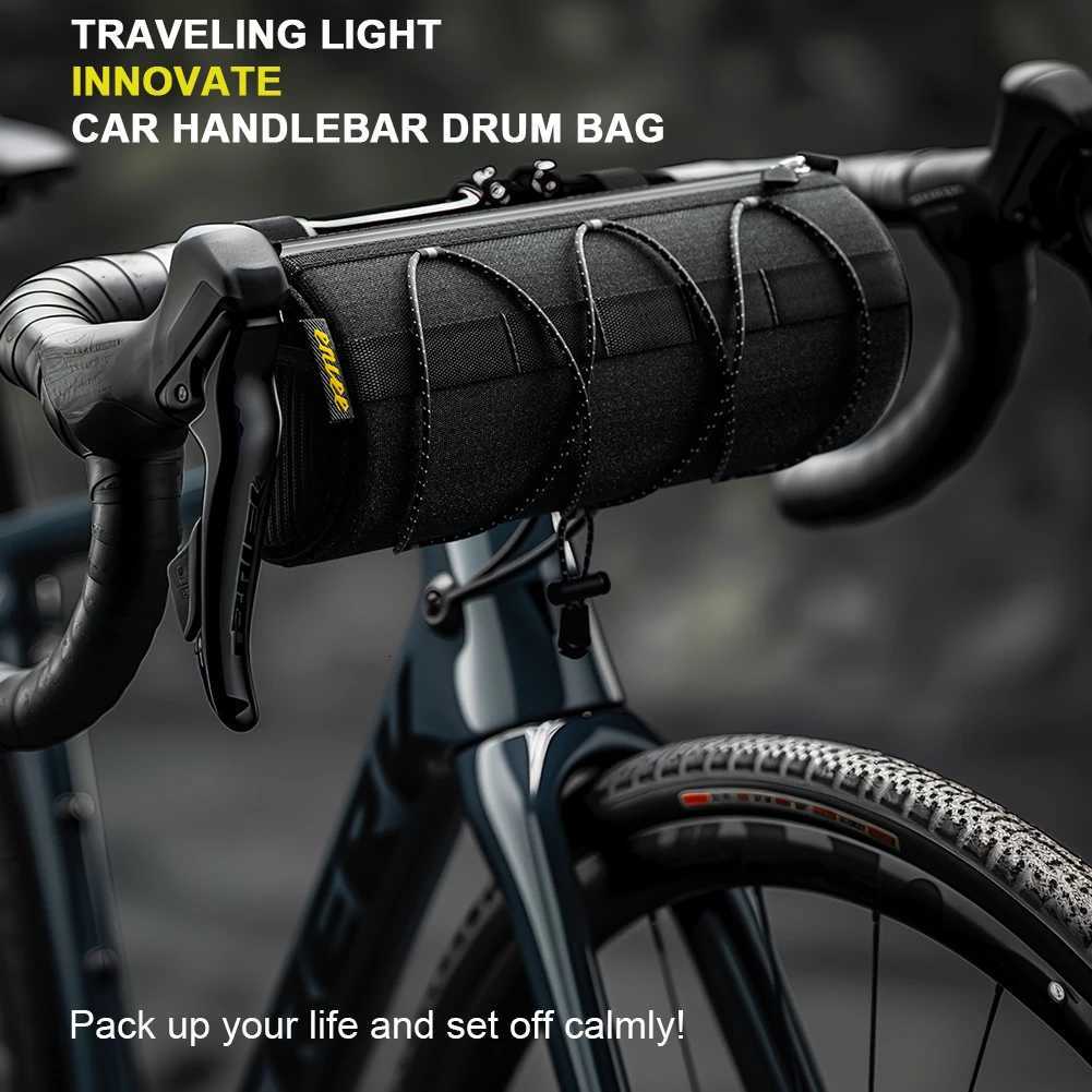 22L Bike Handlebar Bag MultiPockets Bicycle Frame Pannier Bag Multifunctional Mountain Bike Front Bag for Outdoot Cycling H251029