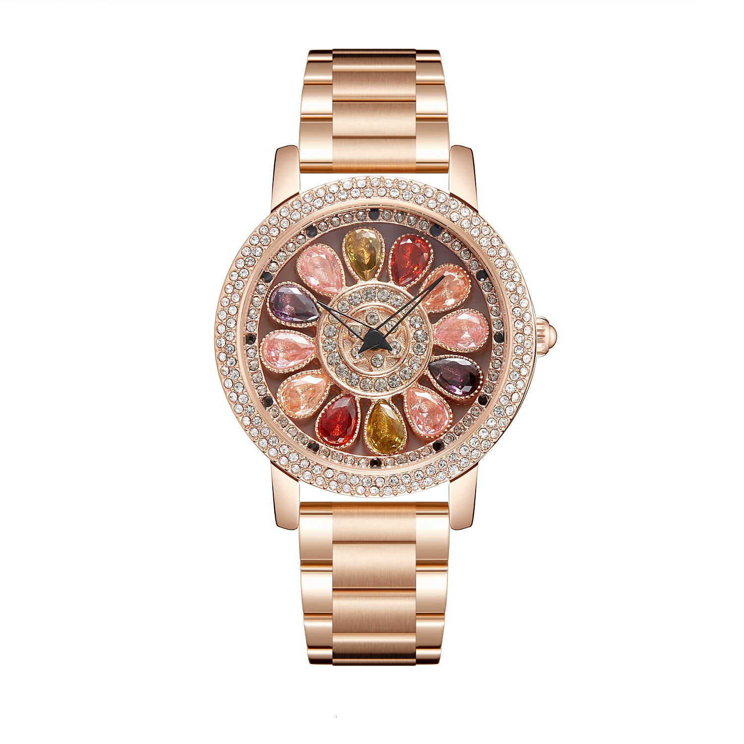Designer Watch Women's Watch With Colorful Diamonds And Starry Sky Design, Light Luxury Fashion Live Luxury Quartz Watch