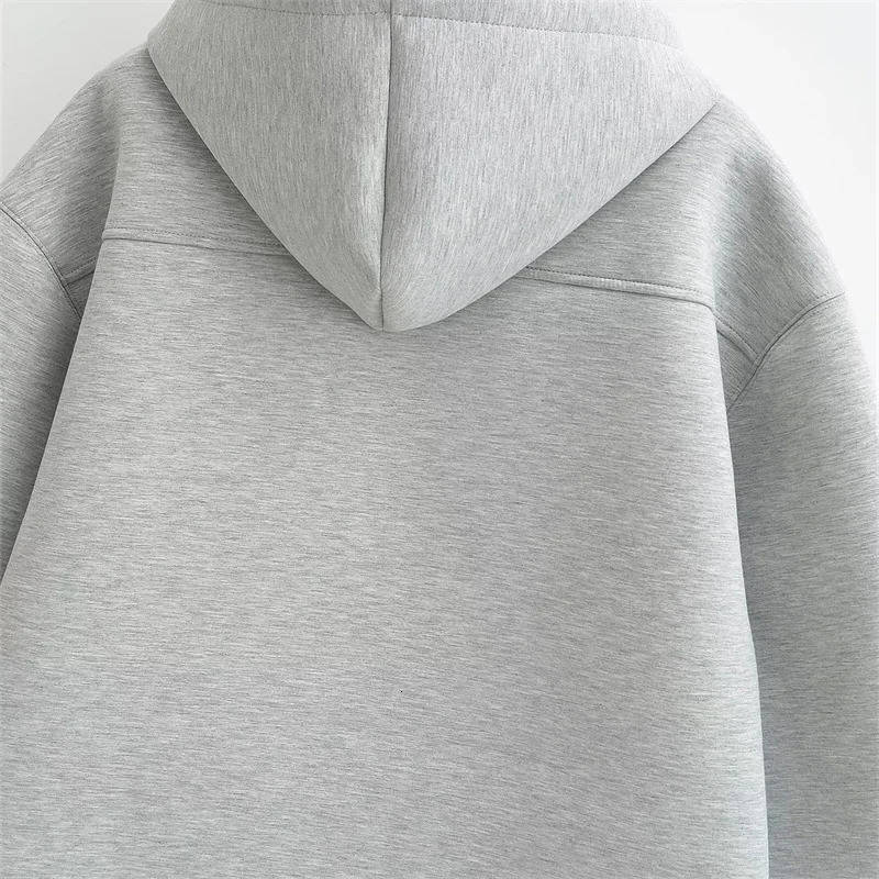 KEYANKETIAN Winter Womens Zipper Hoodie High Street Unisex style Double Pockets Oversize Loose Sweatshirts Outerwear Top 251030