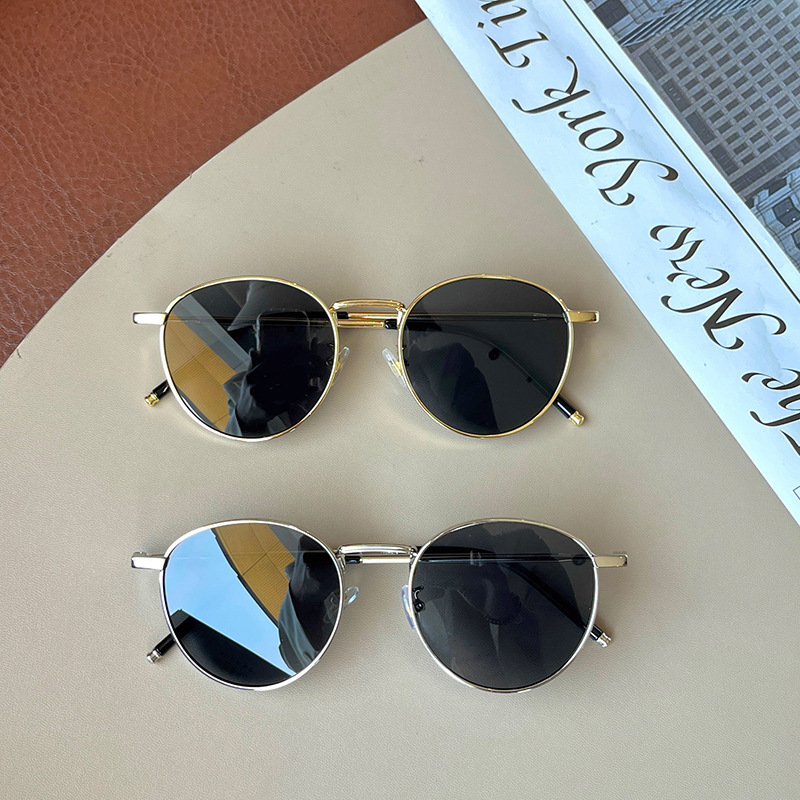 2025 Neo Vintage Circular Sunglasses Unisex Titanium Reinforced Minimalist Shields Pacific Rim Crafted