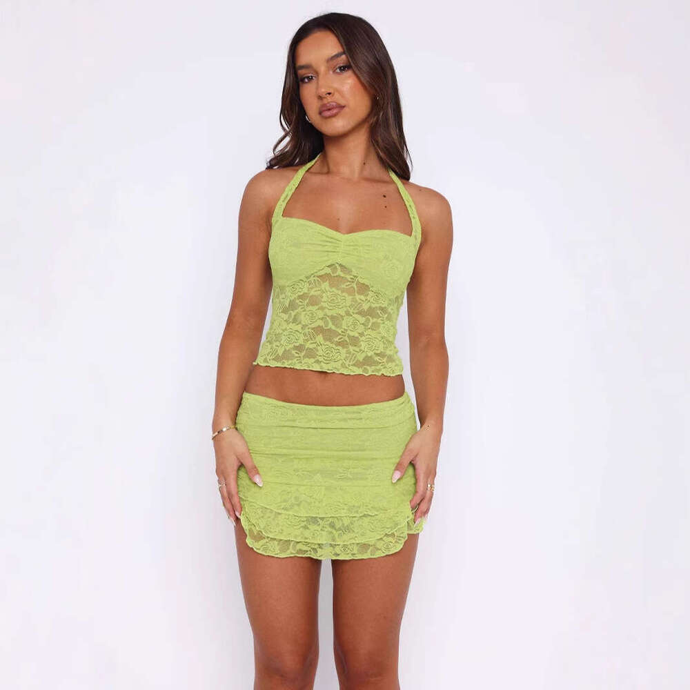 Lace Hollow Women's Camisole Sexy Going Out Vest Crop Top