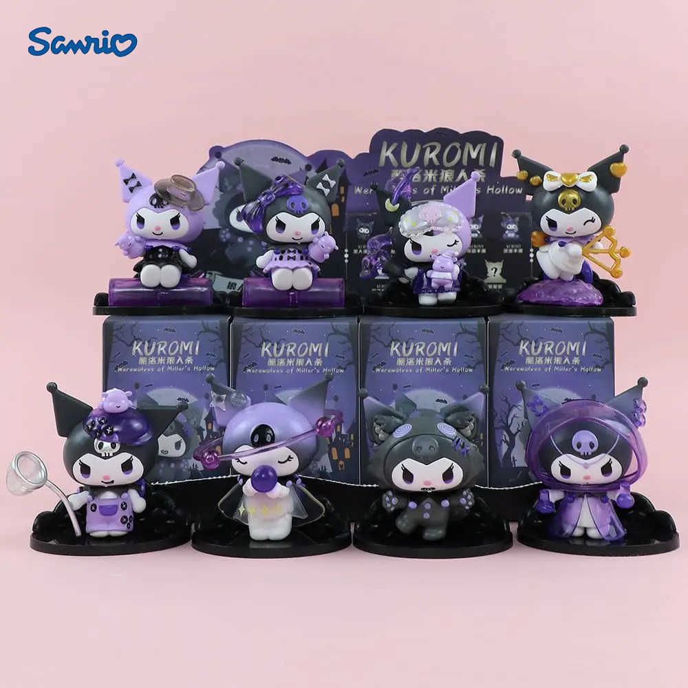 Sanrio Kuromi Blind Box Werewolf kill Series Action Figure Dolls Anime Figures Surprise Bag Cute Model Fans Collection Toy H251217