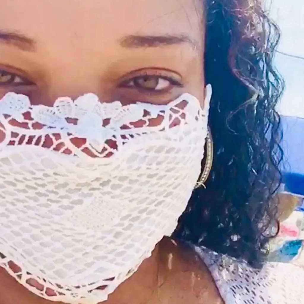 Face Mask Delicate Lace Applique And Face Protect Mouth Cover Beautiful Prints Facemask Dustproof Masque Halloween CosplayW251029