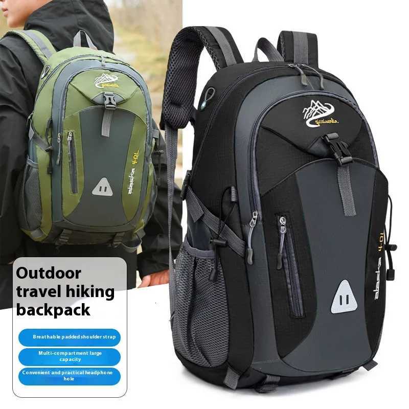 Men Backpack Nylon Waterproof Men Casual Outdoor Travel Backpack Hiking Camping Mountaineering Backpack Sports Bag Women H251029