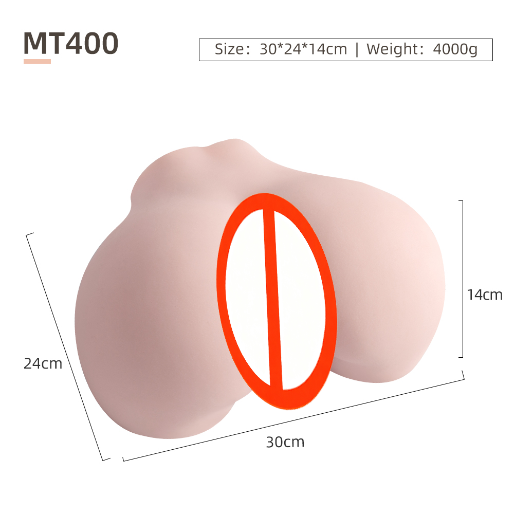 Pocket Pussy Male Masturbator - 3D Lifelike Soft Butt, Vagina & Anal Channels, Realistic Stroker, Men's Adult Sex Toy (Skin Color)