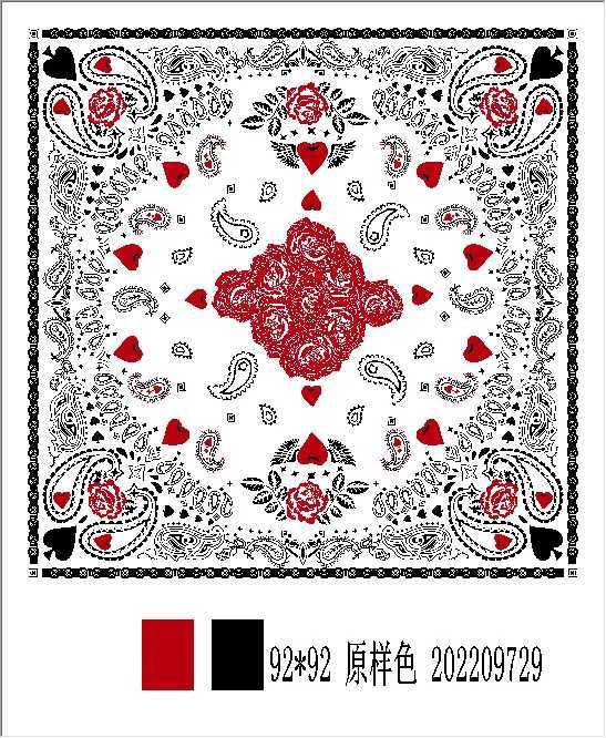 90X90cm 2025 New Women Luxury Print Satin Silk Scarves Square Scarf Hijab Neckerchief Female Hair Ribbon Headband Wrap BandanaW251029