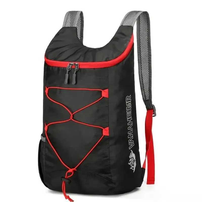 Highdensity lightweight waterproof nylon sports bag multifunctional outdoor folding backpack Suitable for camping Hiking H251029