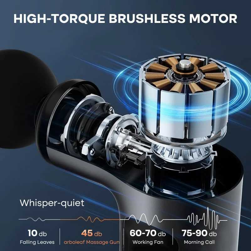 Hot And Cold Compress Fascia Gun Professional Electric Cervical Mask Gun Brushless MotorminiMuscle Massager massage gun J251030