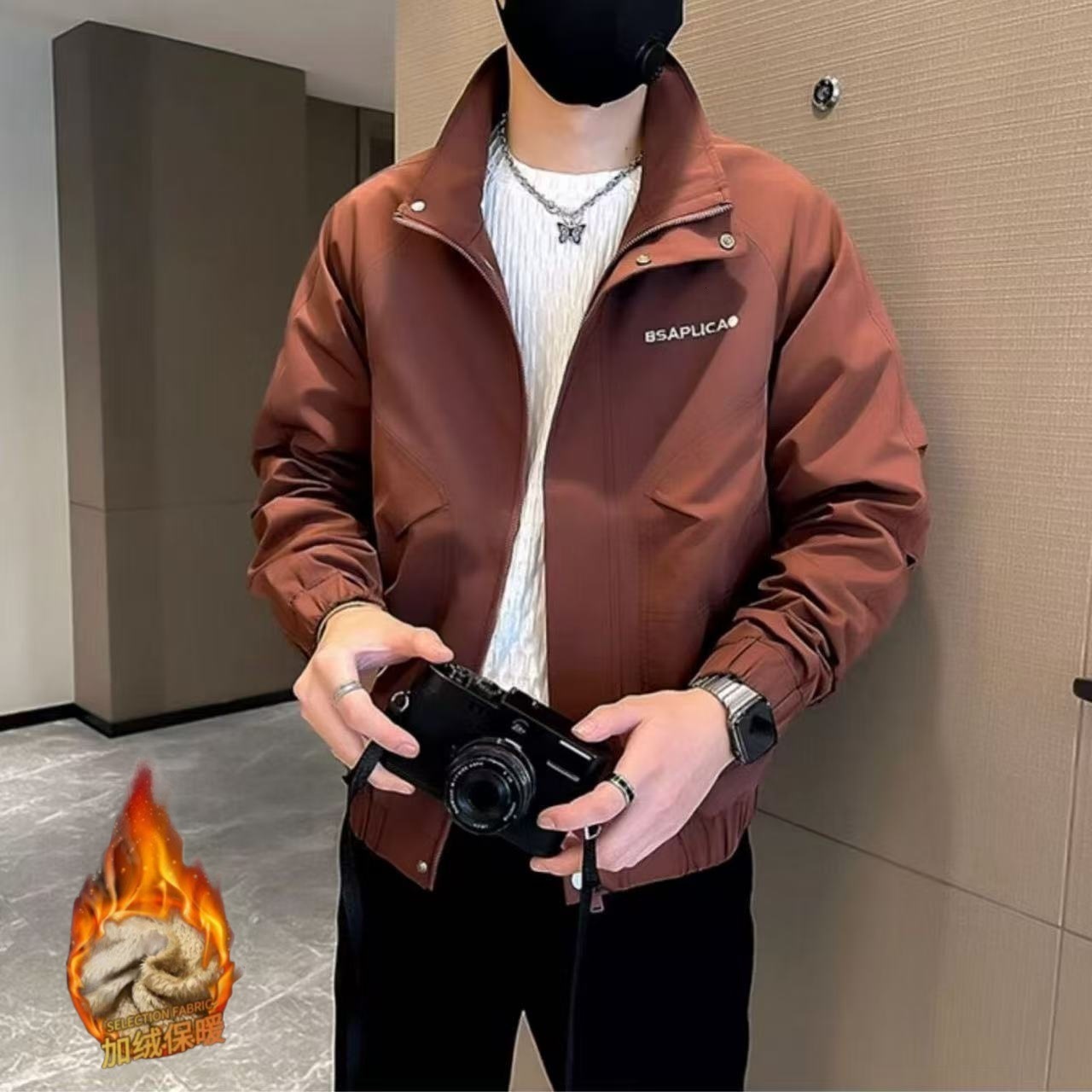 Casual Spring And Autumn Workwear Men's Versatile Jacket Niche High-end Feel Coat Designer Coat Trendy Brand Top