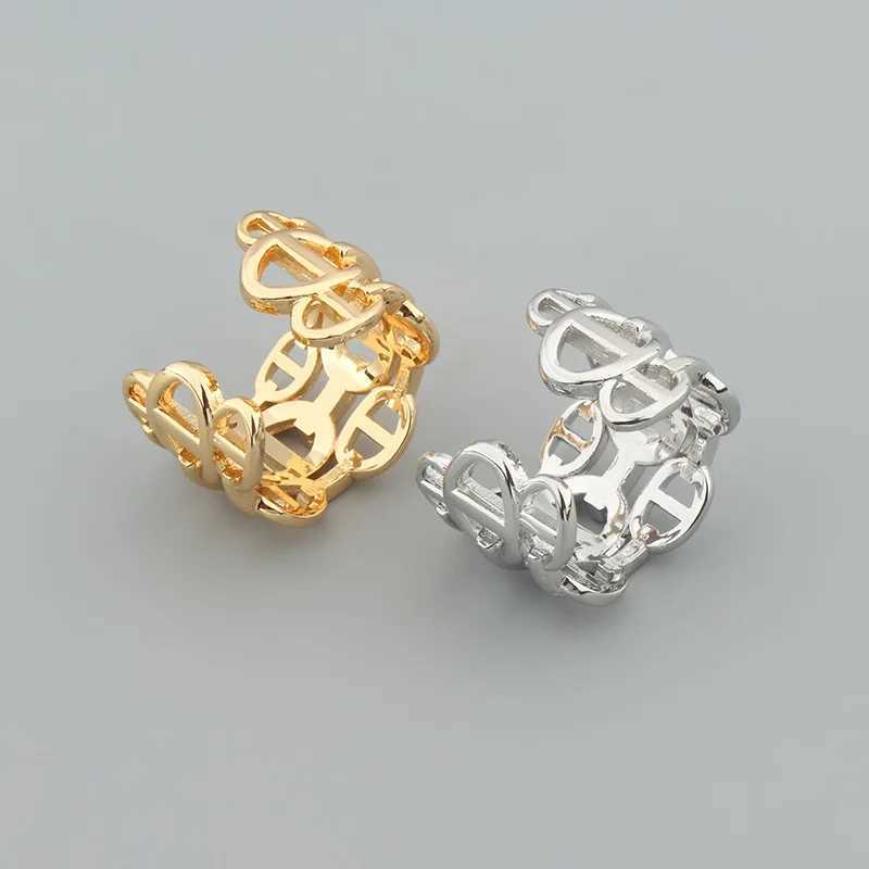 trendy cool new products bare body threelayer hollow pig nose ring opening average size mens and womens temperament jewelryW251030