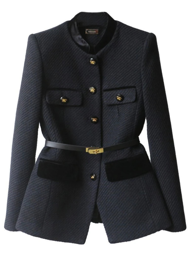 Fashion Temperament Single Breasted Loose Womens Suit Coat in Spring Autumn Long Sleeve Casual Ladies Blazer Jacket Top 251015