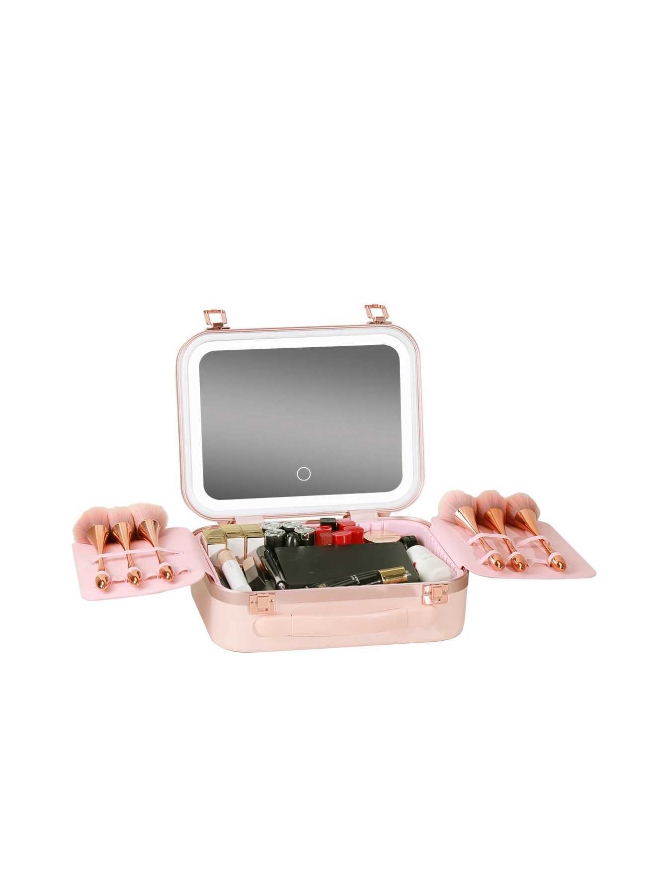 Professional Rechargeable Cosmetics Storage caseLarge Capacity Travel Train Box Suitable for Giving Women The Perfect Gift J251115