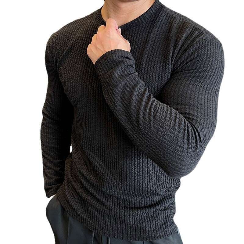 2022 Sweater Men Autumn Winter New Fashion Knitted Long Sleeve Top Knitwear Men's Clothing