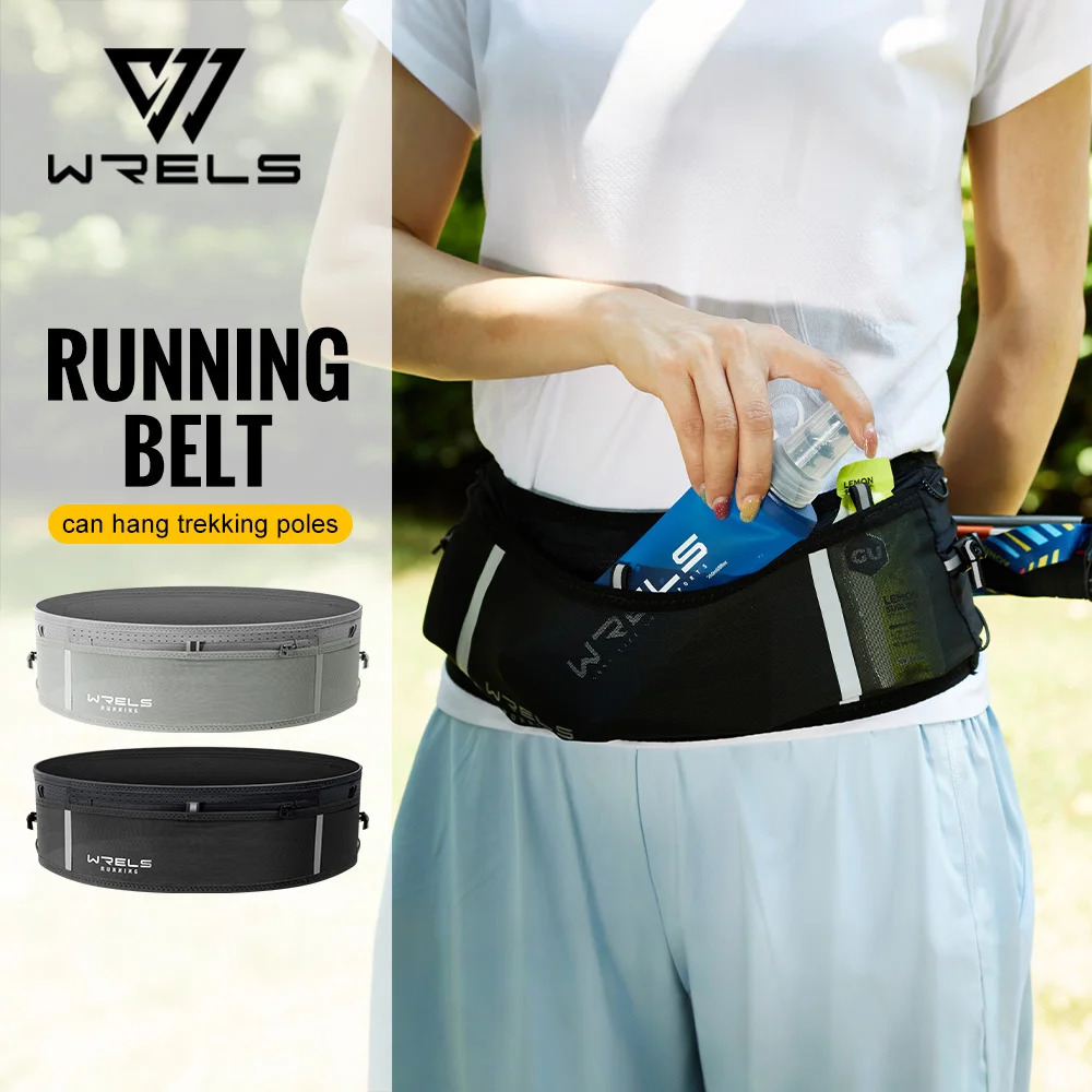 WRELS Waist Bag Invisible Elastic Running Belt MultiFunction Fanny Pack Waterproof CloseFitting Marathon Waist Belt Bag 251021