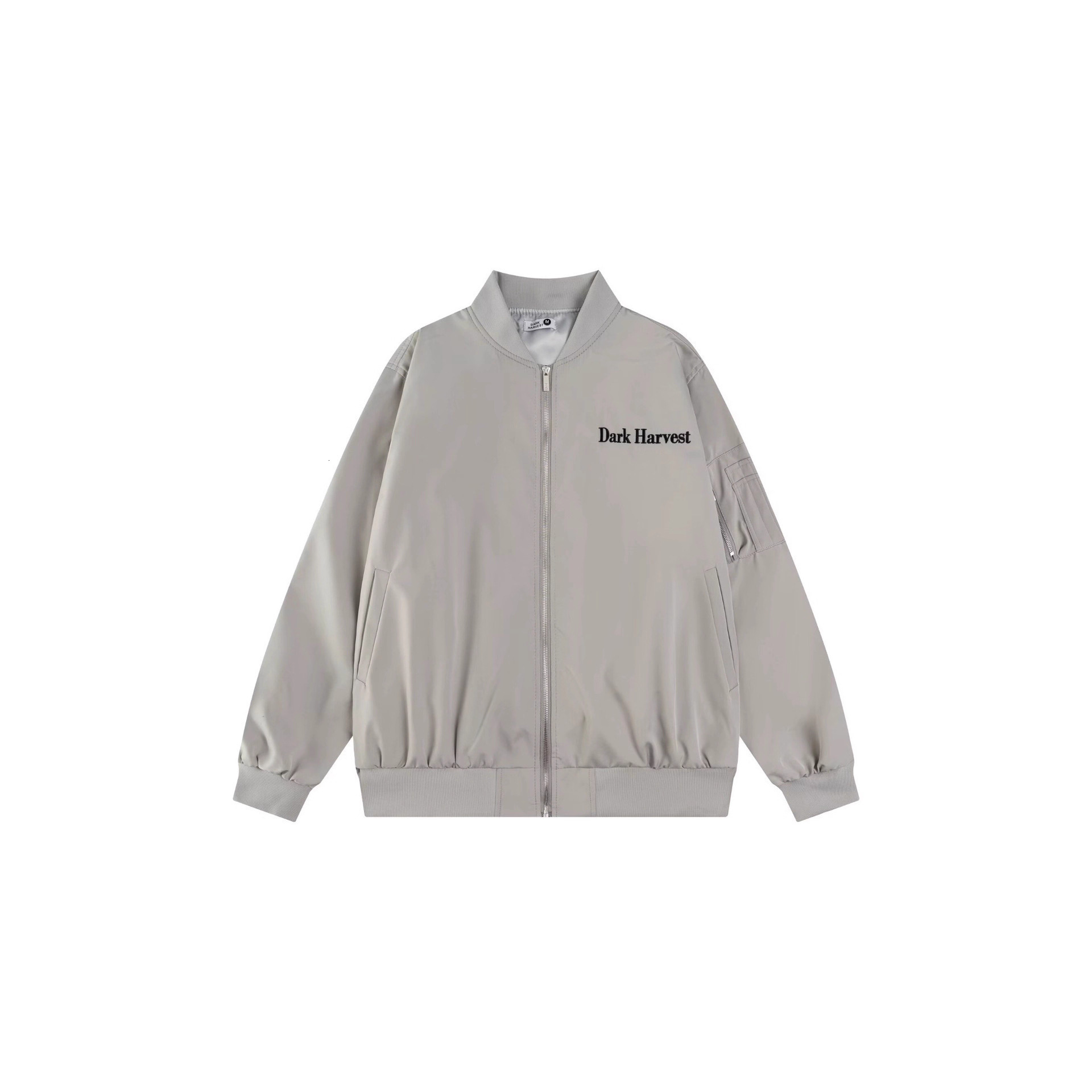 2025 Stand Collar Men's Jacket Autumn American High Street Designer Coat Fashion Brand Korean Style Trendy Loose Coat