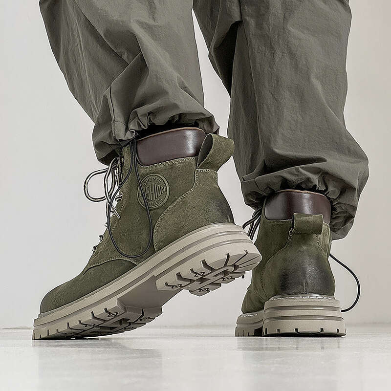 3329 Martin Men Autumn Winter British American Work Genuine Leather Pigskin Outdoor Wading Desert Ankle Boots