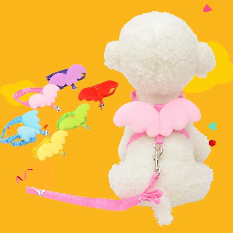 Breathable Polyester No Pull Dog Harness Vest Angle Wing Adjustable Pet Harness For Small Medium Dogs Cats Puppy Arnes Perro J251129