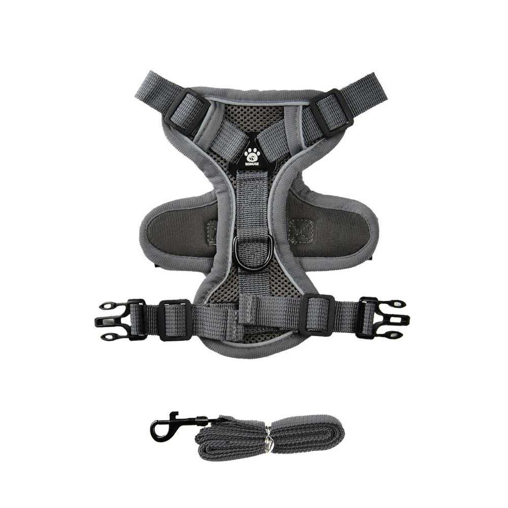 Pet Harness and Leash Set Reflective Walking Puppy Vest Chest Strap For Small Dogs Cats Breathable Outdoor Harnesses With DRing J251129