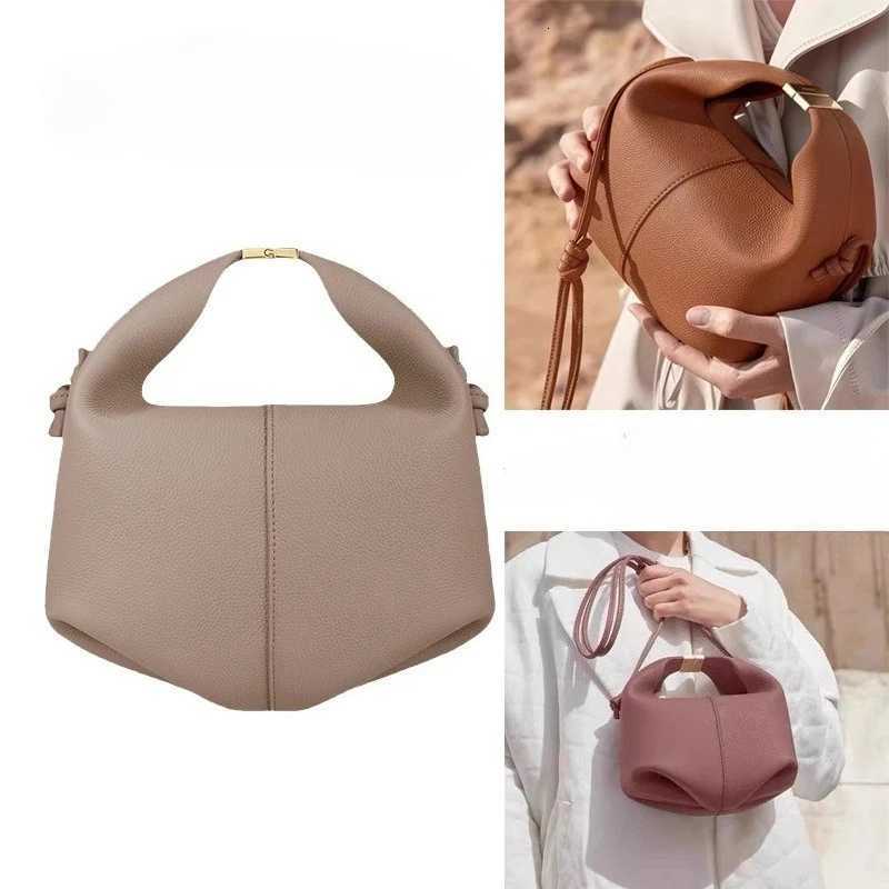 Designer bag Bento bag handheld crossbody bag French niche design lunch box wens bag dumplings Y251029